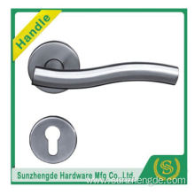 SZD STH-107 round rosette brushed nickel stainless steel door handle